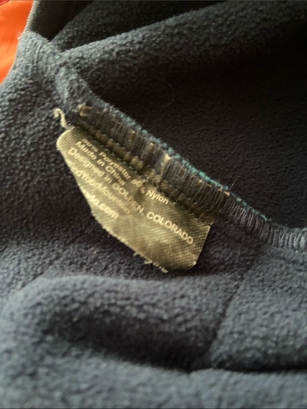 Women's Navy & Aqua Hooded Jacket with Rainbow Stripes - Picture 5 of 6